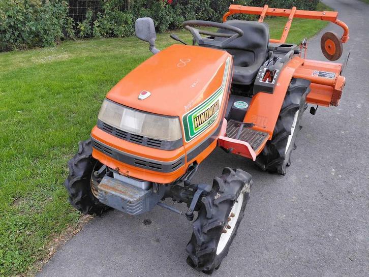 Hinomoto C14 Vierwielaangedreven Minitractor met grondfrees, Zakelijke goederen, Machines en Bouw | Tuin, Park en Bosbouw, Overige typen