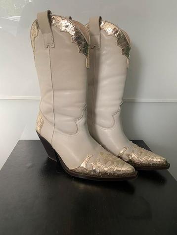 Toral metallic cowboy laars boho hippie festival  beschikbaar voor biedingen