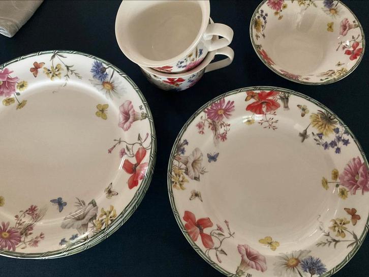 JBS WILD GARDEN /11 delen, Huis en Inrichting, Keuken | Servies, Zo goed als nieuw, Bord(en), Wedgwood, Aardewerk, Ophalen of Verzenden