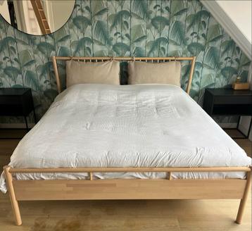 IKEA Björksnäs bedframe 180x200 + 1 Emma matras ZGAN beschikbaar voor biedingen
