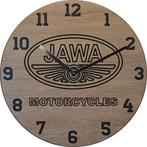 Themaklok met een Jawa motor logo, Ophalen of Verzenden, Nieuw, Wandklok