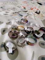 Partij rvs/stainless steel ringen, Ophalen, IJzer of Staal, Nieuw, Dame of Heer
