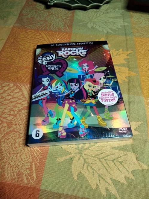 My little pony Equestria girls Rainbow Rocks DVD nieuw in pl, Cd's en Dvd's, Dvd's | Tekenfilms en Animatie, Nieuw in verpakking