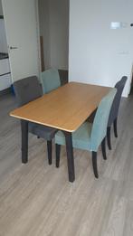 IKEA eettafel en stoelen, Ophalen, 50 tot 100 cm, Zo goed als nieuw, 150 tot 200 cm