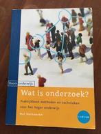 Wat is onderzoek? Nel Verhoeven, Boeken, Studieboeken en Cursussen, Gelezen, Nel Verhoeven, Beta, HBO