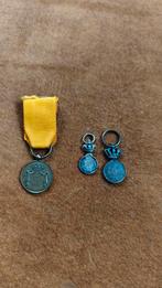 Mooie oude Nederlandse miniatuur medailles., Ophalen of Verzenden, Landmacht, Nederland, Lintje, Medaille of Wings