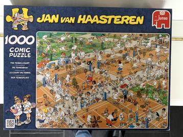 Jan van Haasteren, de tennisbaan beschikbaar voor biedingen