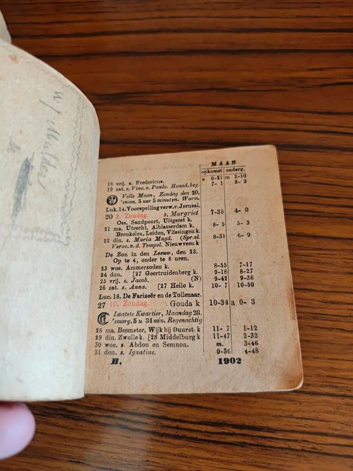 Utrechtsche Almanak 1902 - Kemink & Zoon, Antiek en Kunst, Antiek | Boeken en Bijbels, Ophalen