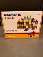 180 stuks - Magnetic Tiles Bouwset NIEUW, Ophalen of Verzenden, Zo goed als nieuw, Puzzelen