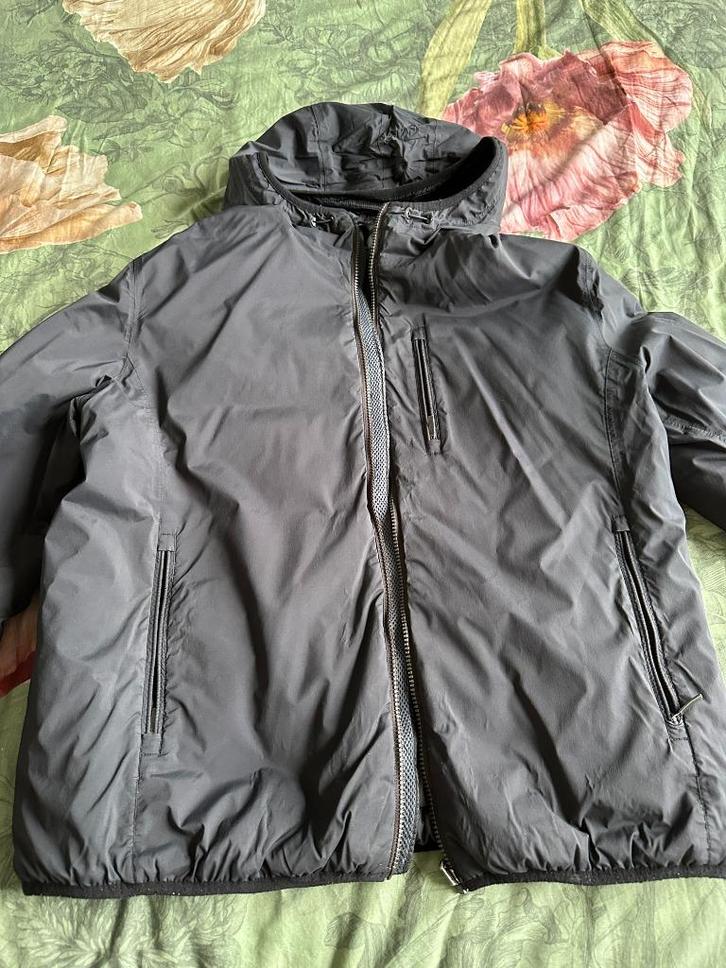 Parajumpers jas blauw dubbelzijdig te dragen XXXL ZGAN, Kleding | Heren, Jassen | Zomer, Zo goed als nieuw, Overige maten, Blauw