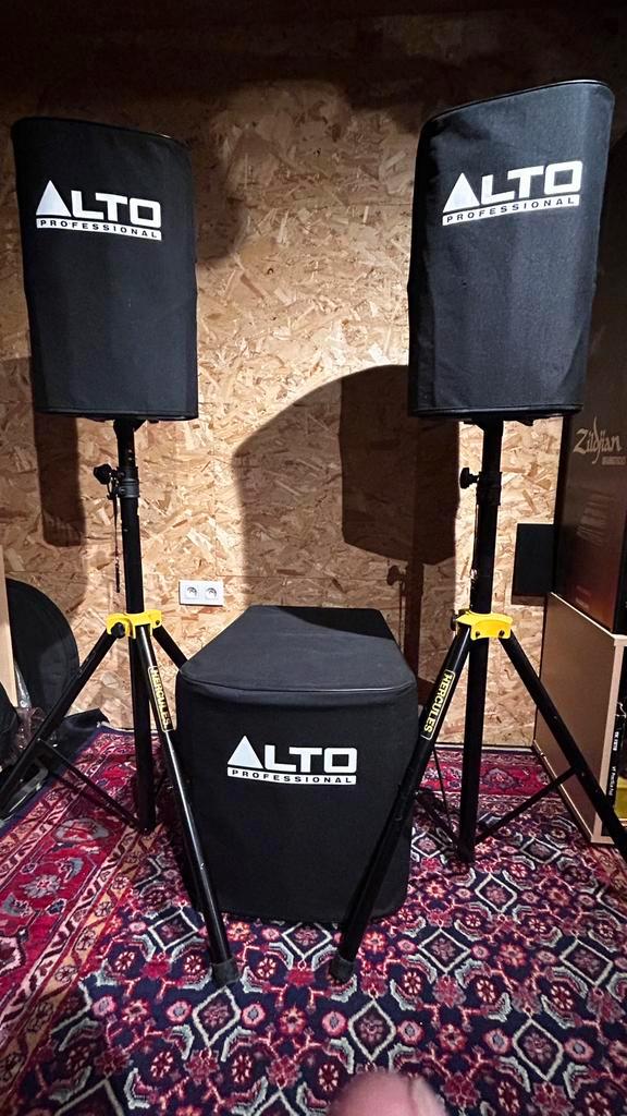 Alto 2x TS310 / 1x TS215 PA Speakerset, Muziek en Instrumenten, Dj-sets en Draaitafels, Gebruikt, Overige merken, Ophalen of Verzenden