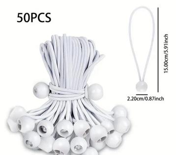 50x Elastische Ball Bungees beschikbaar voor biedingen
