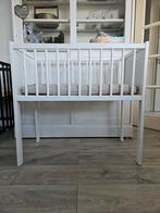 Wieg / Co-sleeper Bedside 40x80 White Wash Wit, Kinderen en Baby's, Babywiegjes en Ledikanten, Ophalen, Zo goed als nieuw, Wieg