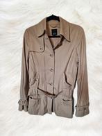 Jas/Trenchcoat: Esprit, Maat 38/40 (M), Verzenden, Beige, Zo goed als nieuw
