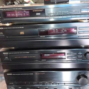 Denon Set: Receiver, Tuner, CD, Cassette - Werkend! beschikbaar voor biedingen