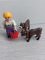 Playmobil 4778 Boerin met kalfjes!, Ophalen of Verzenden, Zo goed als nieuw