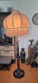 Gouds plateel staande lamp, plateelbakkerij Zuid Holland, Antiek en Kunst, Ophalen