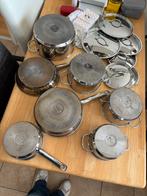 BK stainless steel pannenset, Huis en Inrichting, Keuken | Potten en Pannen, Ophalen, Gebruikt, Pannenset, Rvs
