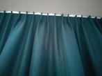 Petrol Blauwe Verduisterende Gordijnen, Huis en Inrichting, Stoffering | Gordijnen en Lamellen, Ophalen, 100 tot 150 cm, Zo goed als nieuw