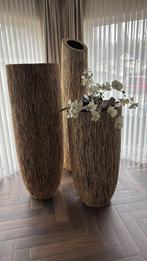 Grote bloempotten set van 3, Overige materialen, Overige kleuren, Ophalen of Verzenden, Zo goed als nieuw