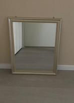 Spiegel met zilverkleurige lijst €10,00, Huis en Inrichting, Ophalen, Minder dan 50 cm, Zo goed als nieuw, Minder dan 100 cm