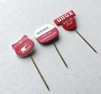 Unox speldjes oud speldje 3x soep vleesproducten keurpak, Ophalen of Verzenden, Gebruikt, Merk, Speldje of Pin