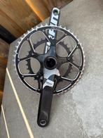 Sram force carbon crankset 2x9/10 speed racefiets gravelbike, Ophalen of Verzenden, Zo goed als nieuw, Racefiets, Crankstel of Pedalen