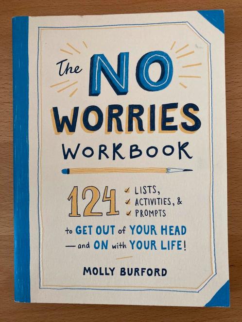 BURFORD - The No Worries Workbook, Boeken, Psychologie, Nieuw, Ophalen of Verzenden