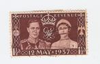 Engeland 12 may 1937, Postzegels en Munten, Postzegels | Europa | UK, Ophalen of Verzenden, Gestempeld
