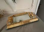Gouden Dienblad met Sierlijke Handvatten, Ophalen of Verzenden, Nieuw, Rechthoekig, Metaal