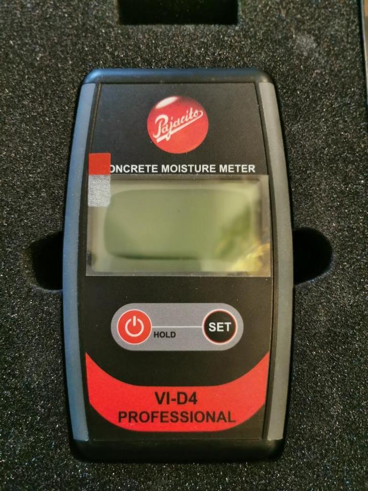 Vochtmeter VI-D4 Professional Pajarito, Doe-het-zelf en Verbouw, Meetapparatuur, Zo goed als nieuw, Vocht of Vloeistof, Ophalen