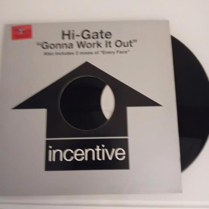 Hi-Gate - Gonna Work It Out - Vinyl Single, Cd's en Dvd's, Cd's | Dance en House, Zo goed als nieuw, Techno of Trance, Ophalen of Verzenden