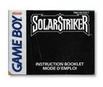 Handleiding Nintendo Game Boy: Solar Strike, Spelcomputers en Games, Games | Nintendo Game Boy, 1 speler, Ophalen of Verzenden