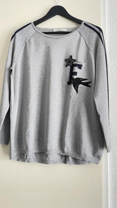 Nieuwe dunne trui Monari maat 46, Kleding | Dames, Truien en Vesten, Nieuw, Maat 46/48 (XL) of groter, Grijs, Ophalen of Verzenden