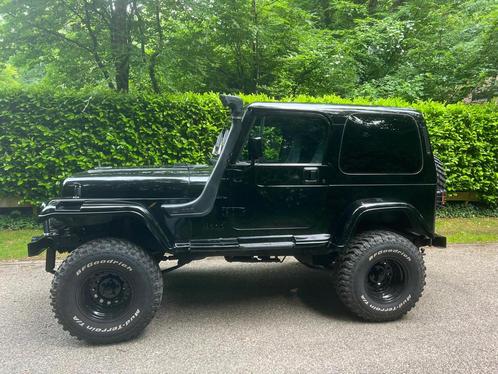 Jeep Wrangler 4.0 I Hardtop 4WD 1995 Zwart, Auto's, Jeep, Particulier, Wrangler, Benzine, SUV of Terreinwagen, Handgeschakeld
