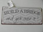 Blik Bord Buils A bridges, Verzamelen, Ophalen of Verzenden, Zo goed als nieuw, Reclamebord