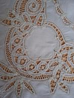 Vintage Katoen Tafelkleed met Kant. 178×130cm, Ophalen of Verzenden, Nieuw, Ovaal, Binnen