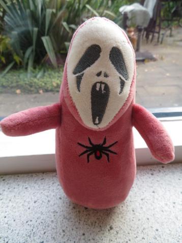 Knuffel spook Halloween + enge spin Pink roze sleutelhanger beschikbaar voor biedingen
