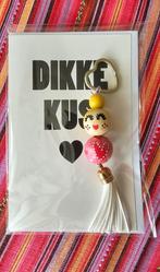 Handgemaakte gelukspoppetjes met kaartje, Verzamelen, Ophalen of Verzenden, Nieuw, Knuffel of Figuurtje