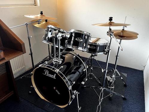 Pearl Export met Paiste PST7 Bekkens, Muziek en Instrumenten, Drumstellen en Slagwerk, Gebruikt, Pearl, Ophalen