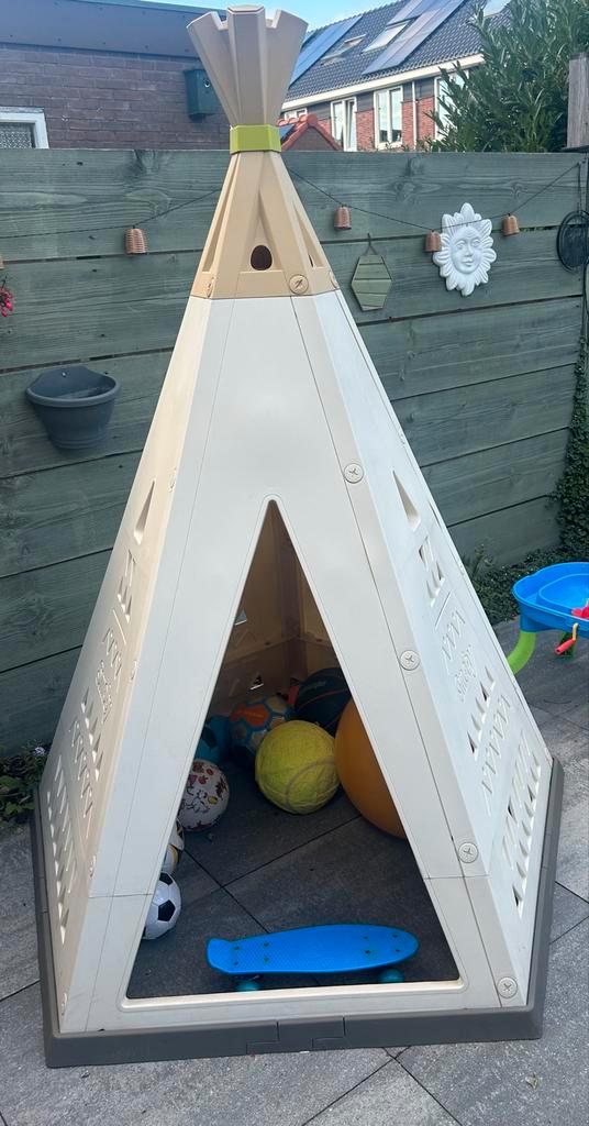 Smoby Teepee Speeltent voor kinderen - binnen of buiten, Kinderen en Baby's, Speelgoed | Speeltenten, Gebruikt, Ophalen