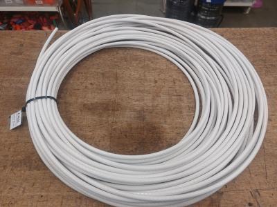 RVS railingdraad met pvc mantel 40 mtr, Watersport en Boten, Bootonderdelen, Gebruikt