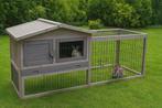 Konijnenhok Sunshine Cottage Grijs, 110 cm of meer, 60 tot 90 cm, Ophalen of Verzenden, Hok