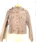 Essentials Leren Jas Maat 38, Maat 38/40 (M), Beige, Ophalen of Verzenden, Jasje