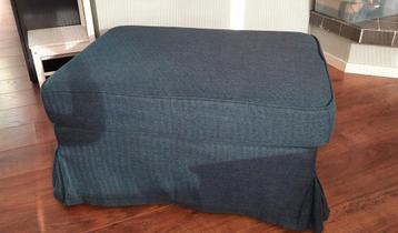 Blauwe hoes voor Ektorp hocker, Kilanda donkerblauw, €10+