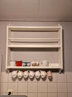 Keuken Wandrek met Haken, Met plank(en), Minder dan 50 cm, Gebruikt, Ophalen of Verzenden