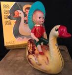 Opwindbare blikken riding Goose blikspeelgoed, Antiek en Kunst, Antiek | Speelgoed, Ophalen of Verzenden