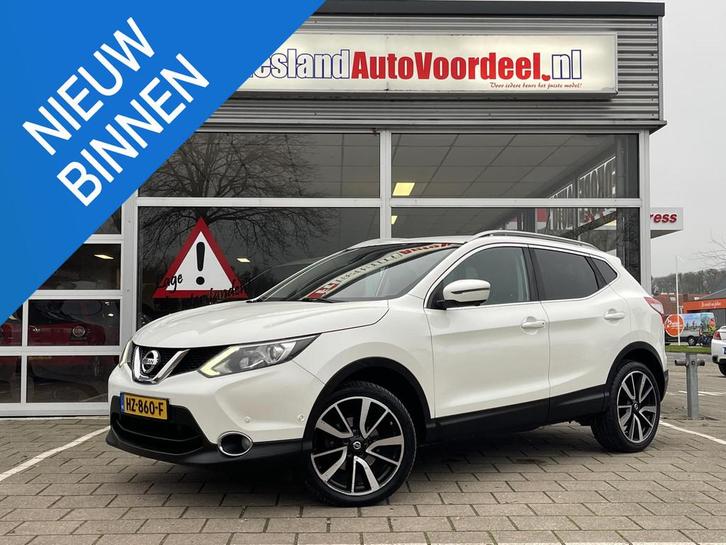 Nissan Qashqai 1.6 Tekna /Clima/Cruise/Leder/360 camera/Stoe, Auto's, Nissan, Bedrijf, Te koop, Qashqai, 360° camera, ABS, Achteruitrijcamera