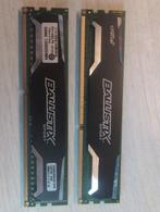 Ballistix Sport DDR3 Geheugen 2x 4GB, Computers en Software, RAM geheugen, Gebruikt, DDR3, Ophalen of Verzenden, Desktop