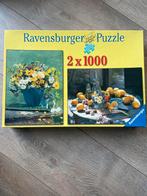 Legpuzzel 1000 stukjes 2 stuks, Ophalen of Verzenden, 500 t/m 1500 stukjes, Zo goed als nieuw, Legpuzzel